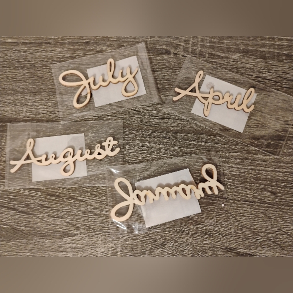 3/$16❗NWT Art Minds Wood Phrase 4pc Set
